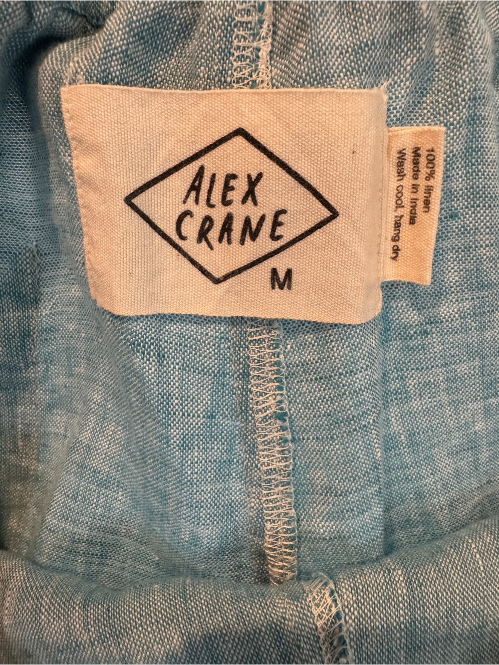 Alex Crane Bo Shorts / Sky - Medium NWT - Picture 6 of 9